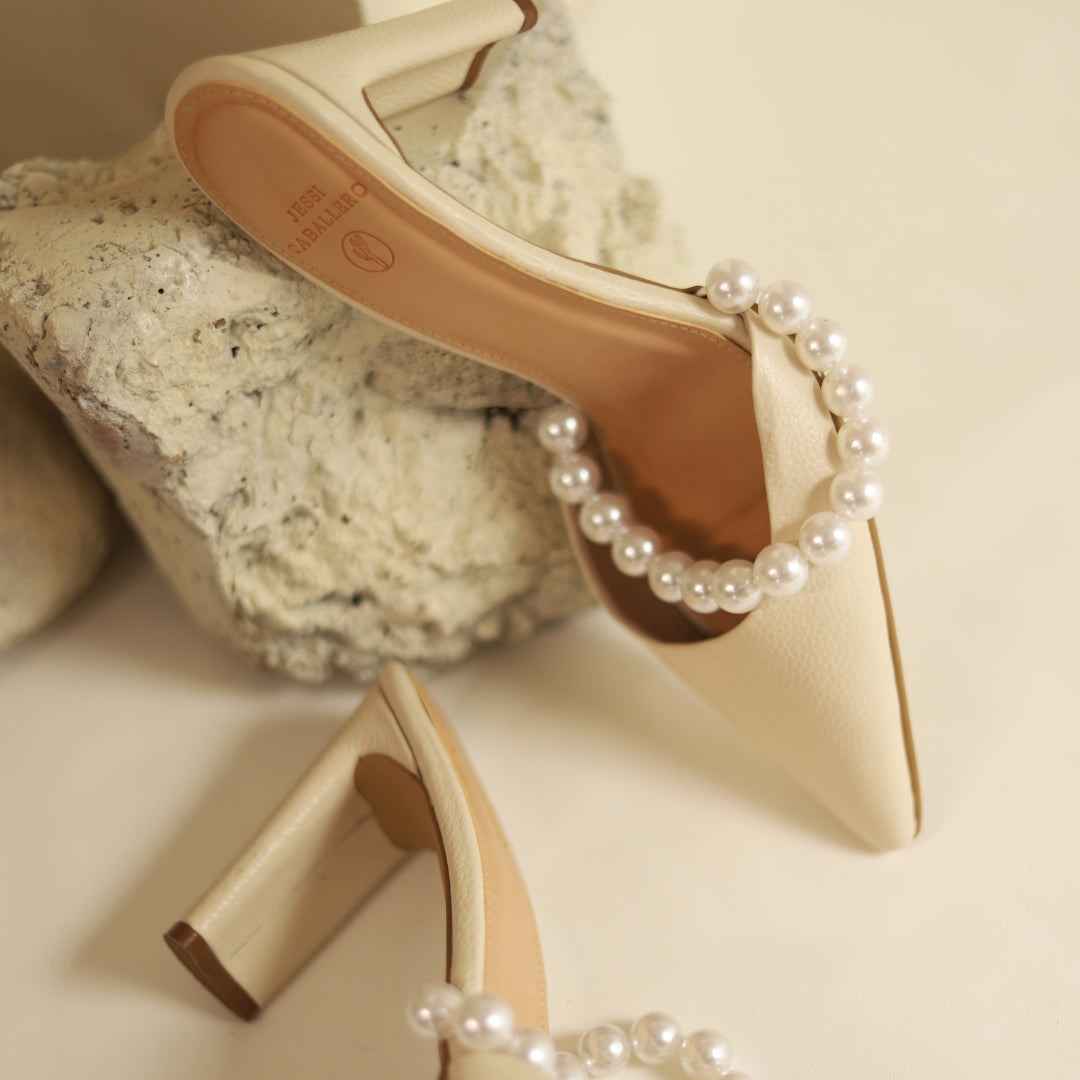 TACONES LUZARD BLANCO HUESO (PRE ORDER)