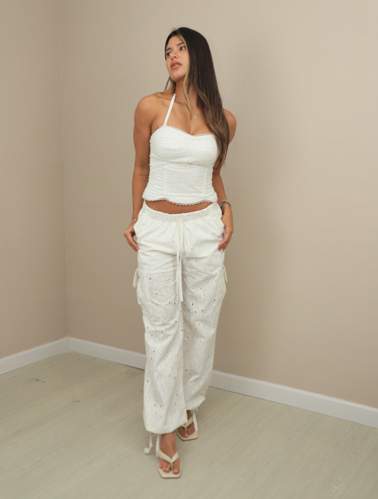 PANTALÓN CAMELIA BLANCO