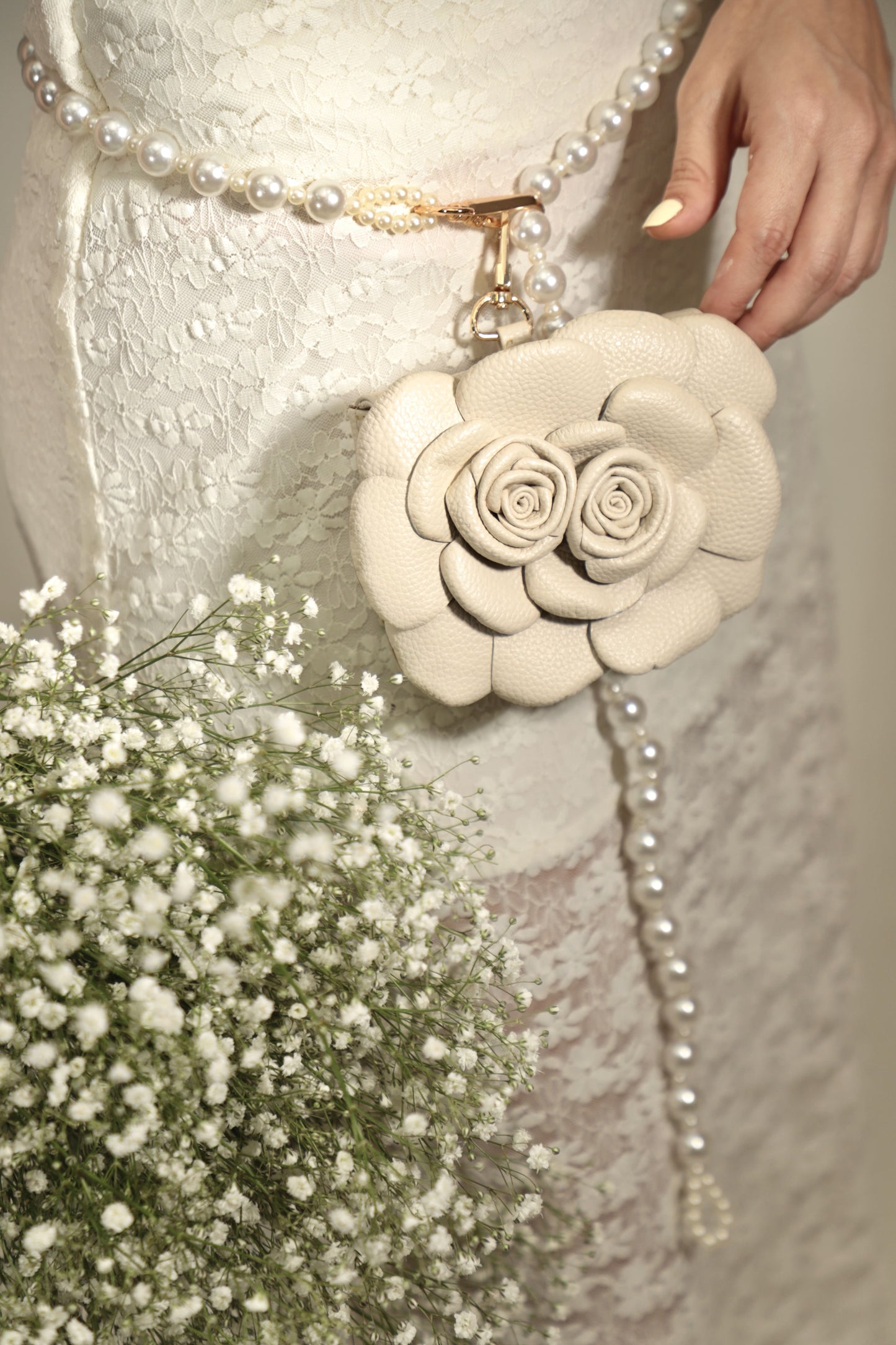 MINI BOLSO FIORA BLANCO HUESO