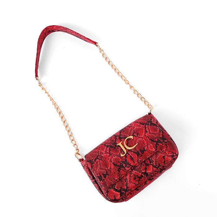 ARIEL MINI BAG ROJO CASCABEL