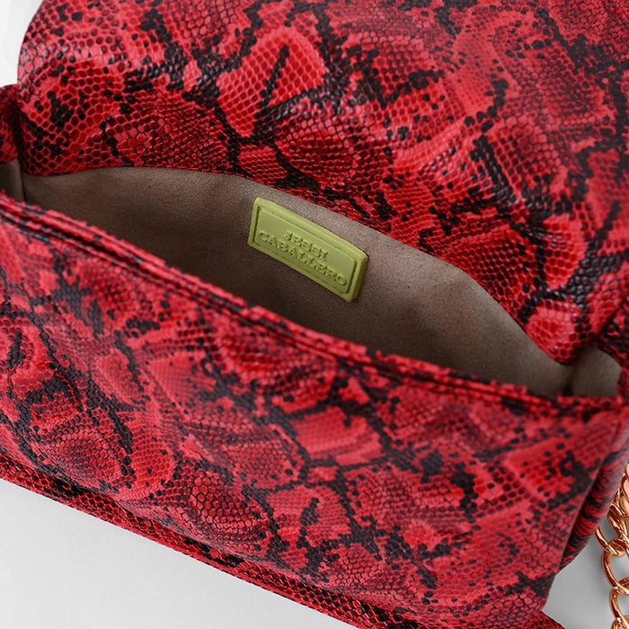 ARIEL MINI BAG ROJO CASCABEL