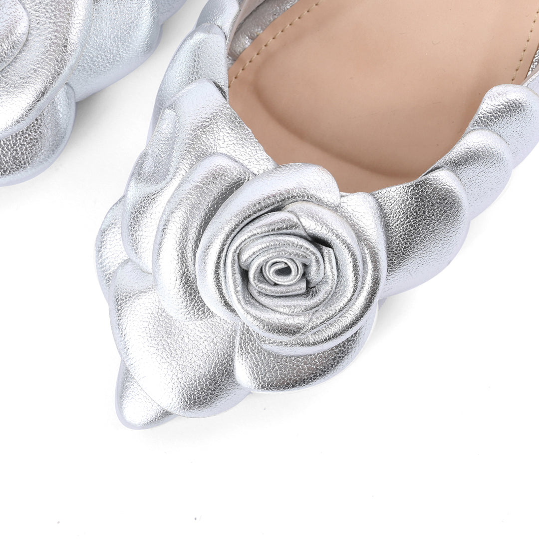TACONES LUCRECIA FOLIA PLATA