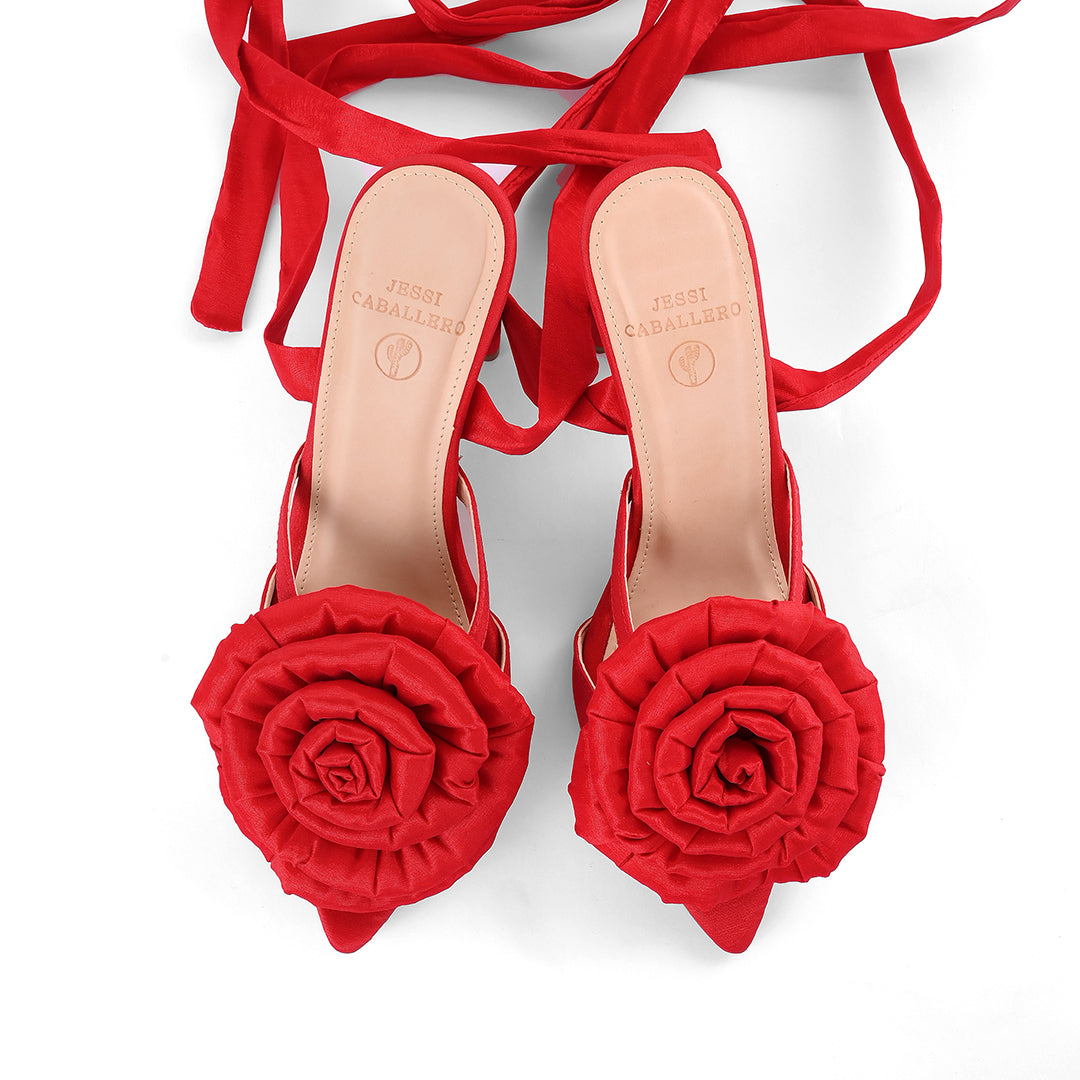 TACONES FIORI ROJO (PRODUCTO SIN POSIBILIDAD DE CAMBIO)