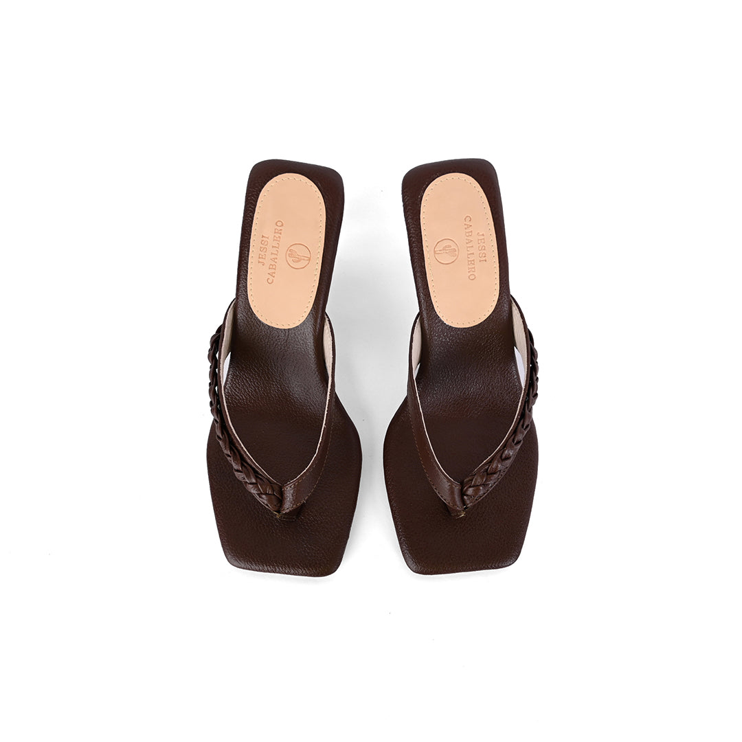 TACONES AGHATA CHOCOLATE