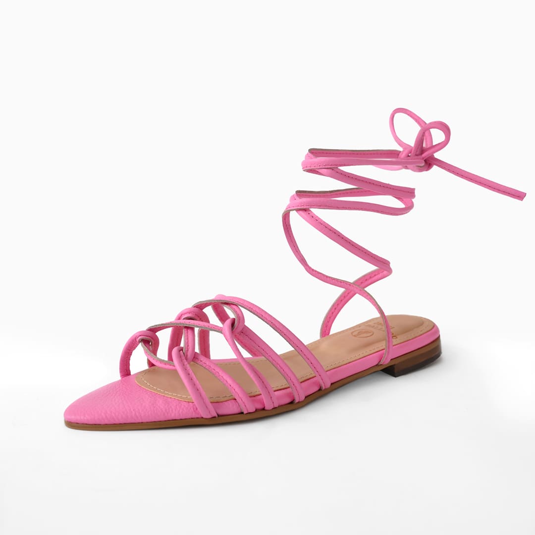 SANDALIA DELFINA FUCSIA NEÓN (PRODUCTO SIN POSIBILIDAD DE CAMBIO)