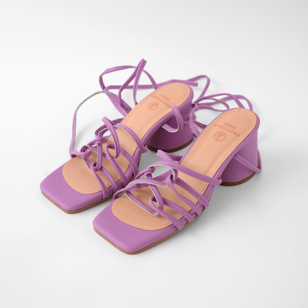 TACONES DELFINA LILA (PRODUCTO SIN POSIBILIDAD DE CAMBIO)