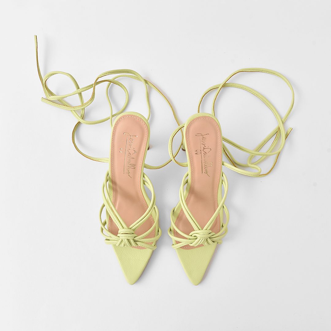 TACONES ASTURIAS VERDE MANZANA (PRODUCTO SIN POSIBILIDAD DE CAMBIO)