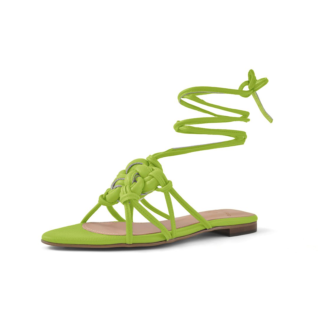 SANDALIA MALKA VERDE LIMA (PRODUCTO SIN POSIBILIDAD DE CAMBIO)