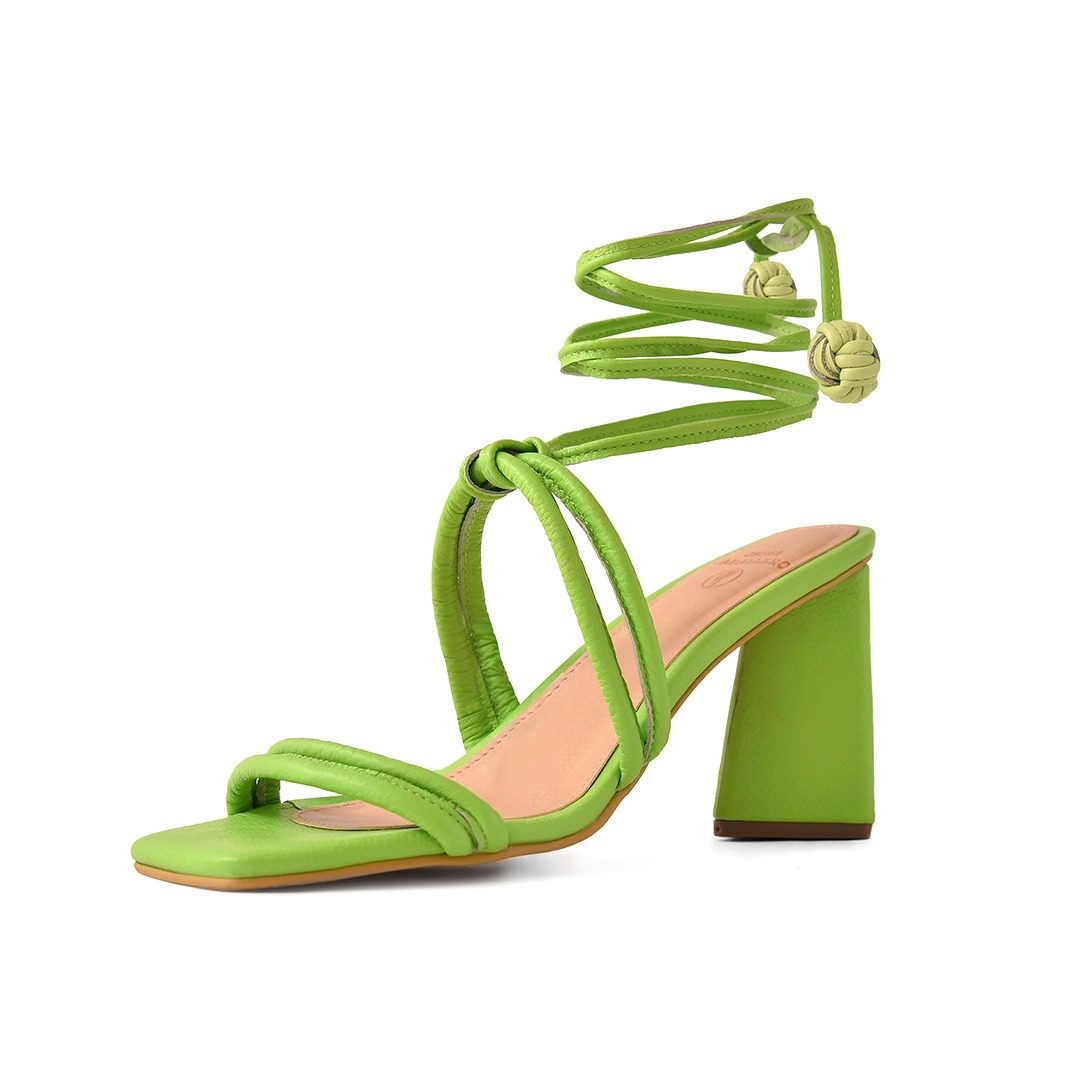 TACONES OASIS VERDE LIMA (PRODUCTO SIN POSIBILIDAD DE CAMBIO)