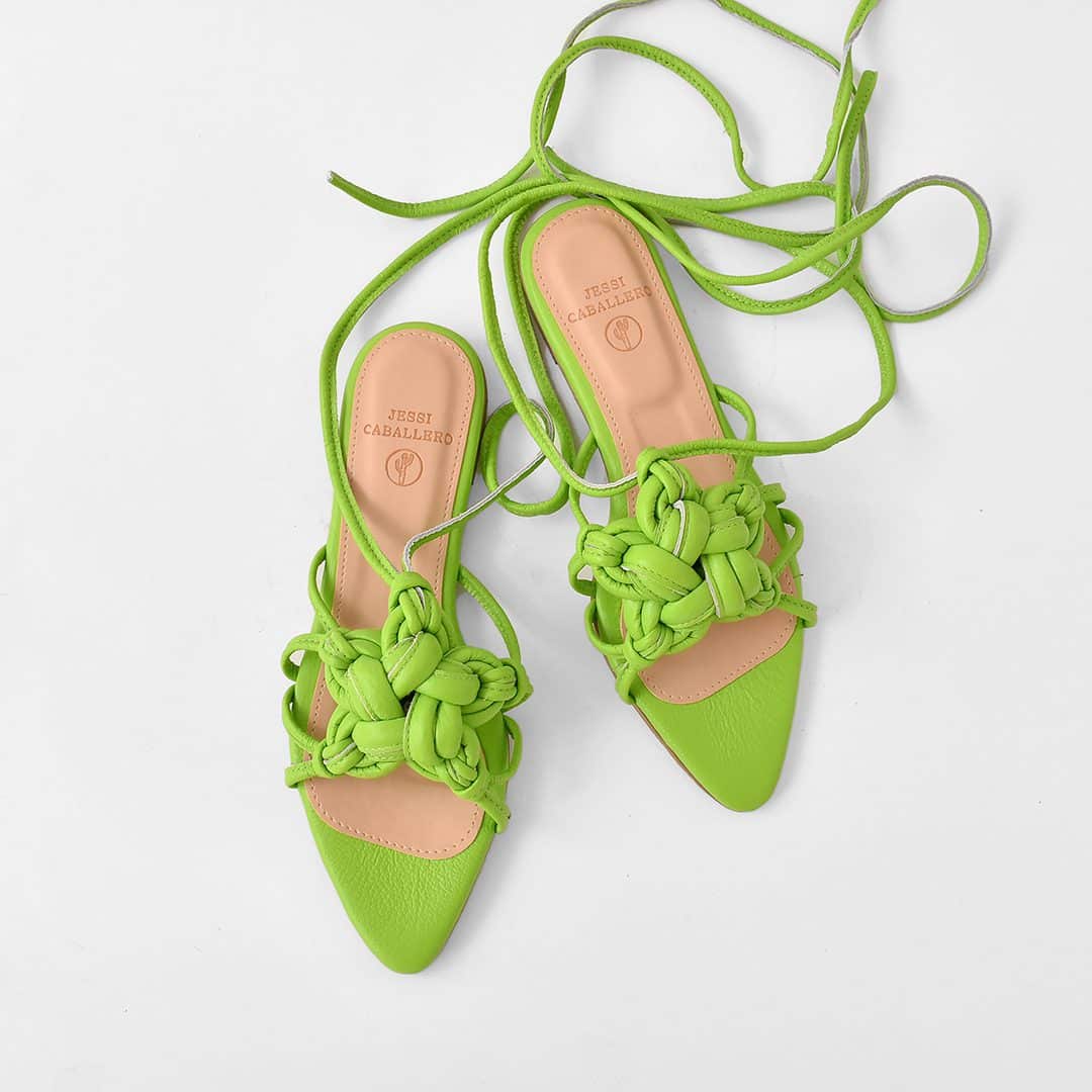 SANDALIA MALKA VERDE LIMA (PRODUCTO SIN POSIBILIDAD DE CAMBIO)