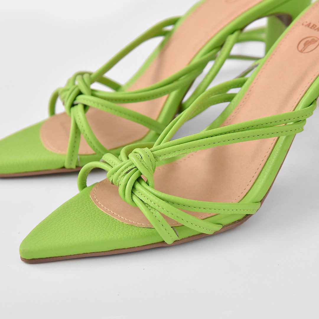 TACONES ASTURIAS VERDE LIMA (PRODUCTO SIN POSIBILIDAD DE CAMBIO)