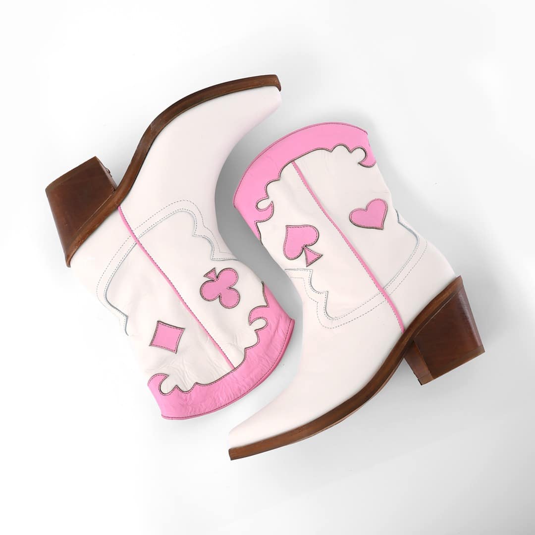BOTAS SUERTE LA MIA BLANCO (PRODUCTO SIN POSIBILIDAD DE CAMBIO)
