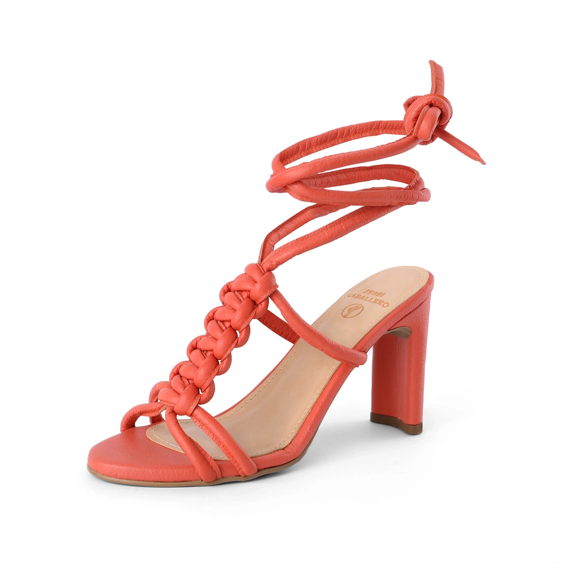 TACONES ATENEA MANDARINA