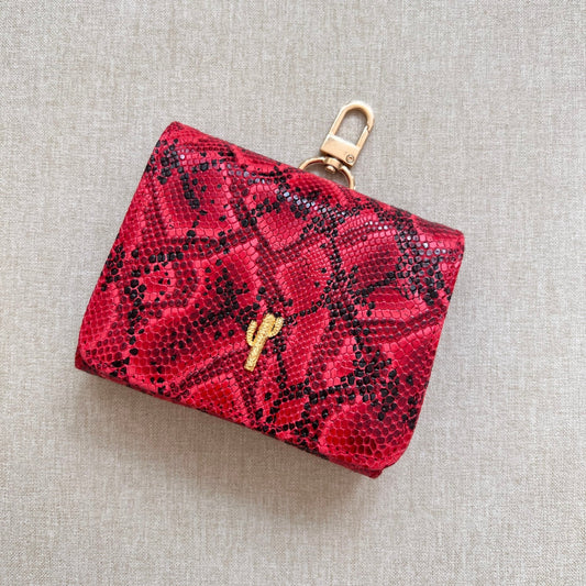 MINI AMAN BAG ROJO CASCABEL