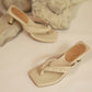 TACONES AGHATA BLANCO HUESO