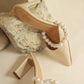TACONES LUZARD BLANCO HUESO