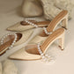 TACONES LUZARD BLANCO HUESO