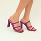 TACONES MARU MORADO METALIZADO (PRODUCTO SIN POSIBILIDAD DE CAMBIO)