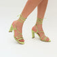 TACONES MAMBA VERDE MANZANA (PRODUCTO SIN POSIBILIDAD DE CAMBIO)