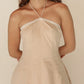 VESTIDO JAZMIN CAMEL