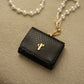 MINI AMAN BAG NEGRO TEXTURIZADO PEARL EDITION
