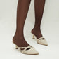 TACONES CABANHA BLANCO HUESO