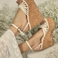 SANDALIAS DE PLATAFORMA EN CUERO Y CORCHO PARA MUJER VERA BLANCO HUESO