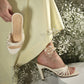 TACONES EN CUERO PARA MUJER SABANA BLANCO HUESO