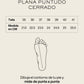 BALETA EN PUNTA EN CUERO PARA MUJER DELMARE BLANCO HUESO