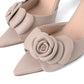 TACONES CAYETANA BEIGE 7 1/2