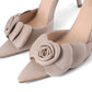 TACONES CAYETANA HEBILLA BEIGE 7 1/2