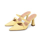 TACONES ALESSIA AMARILLO