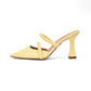 TACONES ALESSIA AMARILLO
