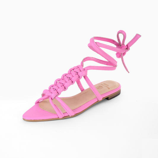 SANDALIA MARA FUCSIA NEON