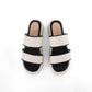 SANDALIA PORTO BLANCO HUESO X NEGRO