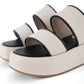 SANDALIA PORTO BLANCO HUESO X NEGRO
