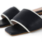 SANDALIA LUISI NEGRO X BLANCO HUESO