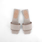 SANDALIA PLANA DE TEXTIL PARA MUJER AYRA HUESO X BEIGE