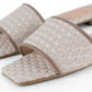 SANDALIA PLANA DE TEXTIL PARA MUJER AYRA HUESO X BEIGE