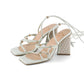 TACONES VERANO BLANCO HUESO