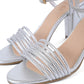 TACONES JULIA FOLIA PLATA
