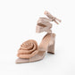 TACONES FIORI CHAMPAGNE (PRODUCTO SIN POSIBILIDAD DE CAMBIO)