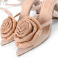 TACONES FIORI CHAMPAGNE (PRODUCTO SIN POSIBILIDAD DE CAMBIO)