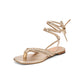 SANDALIA CLEO FOLIA ORO