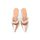 TACONES LUZARD FOLIA ORO