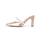 TACONES LUZARD FOLIA ORO