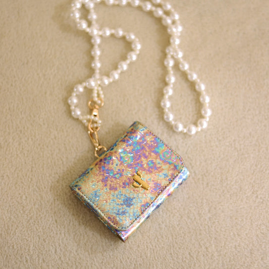 MINI AMAN BAG TORNASOL TEXTURIZADO PEARL EDITION