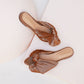 SANDALIA JULIETA OCRE (PRODUCTO SIN POSIBILIDAD DE CAMBIO)