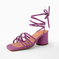 TACONES DELFINA LILA (PRODUCTO SIN POSIBILIDAD DE CAMBIO)