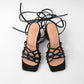 TACONES DELFINA NEGRO (PRODUCTO SIN POSIBILIDAD DE CAMBIO)